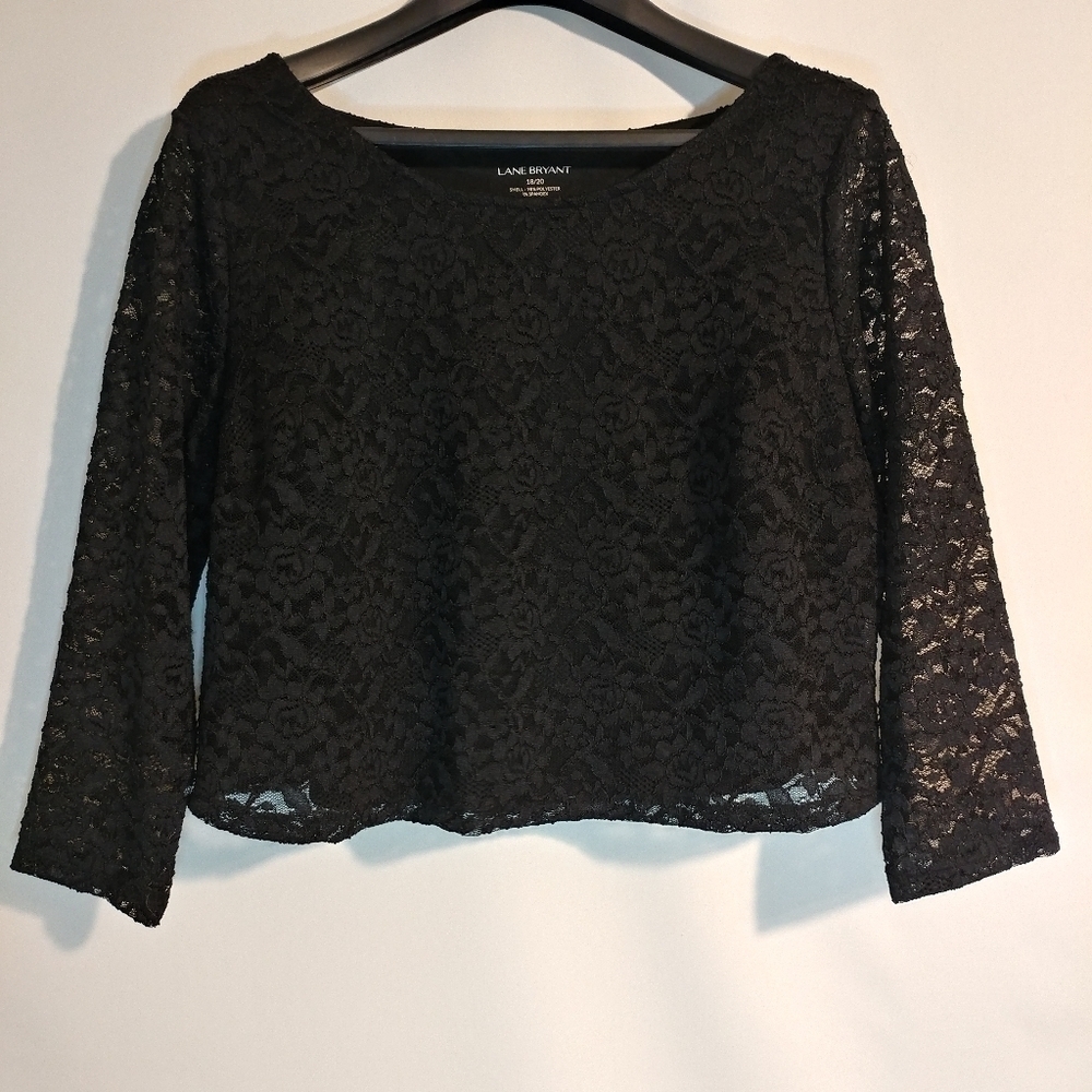 Lane Bryant Lace Top - Picture 3 of 7